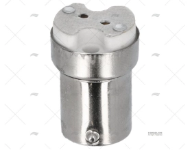 ADATTATORE BASE BA15S    PER LED G4-MR11-MR