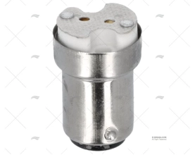 ADAPTADOR BASE BAY15D PARA LED G4-MR11-MR18