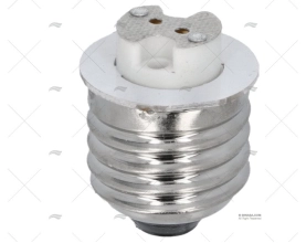 ADAPTADOR BASE E27          PARA LED G4-MR1