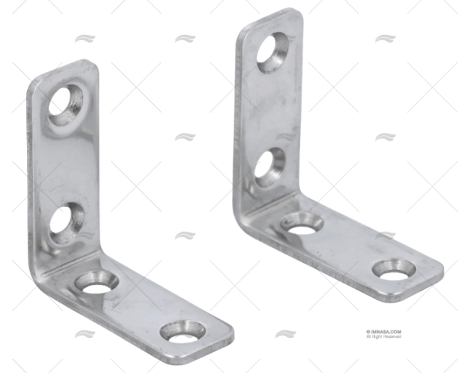 ANGOLO SUPPORTO 90º INOX 38mm