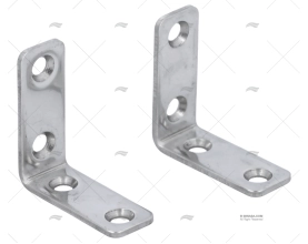 ÂNGULO SUPORTE 90º INOX 38mm
