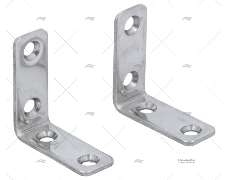 ANGOLO SUPPORTO 90º INOX 38mm