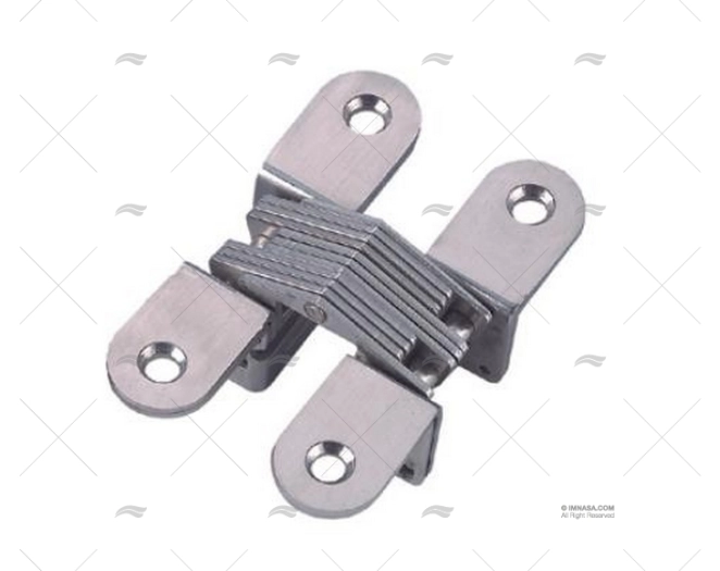 JOGO DOBRADIÇAS INOX 304 ABERT.180º 24,7mm
