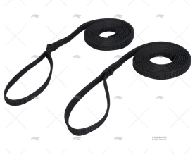 CABO P/DEFENSA NEGRO  08mm 2m PLANO LIROS