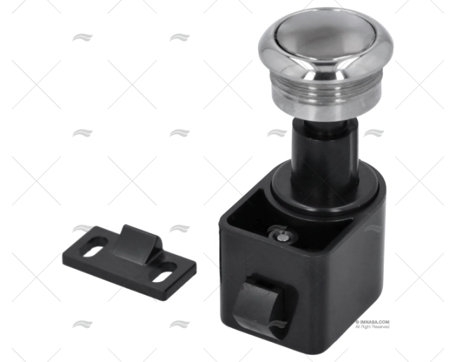 CHIUSURA PULSANTE INOX LUCIDO