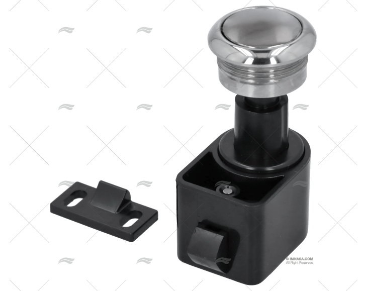 FECHO BOTÃO INOX POLIDO