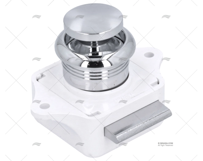 CHIUSURA PULSANTE OTTONE CROMATO