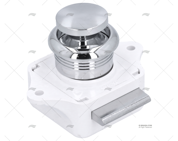 CHIUSURA PULSANTE OTTONE CROMATO