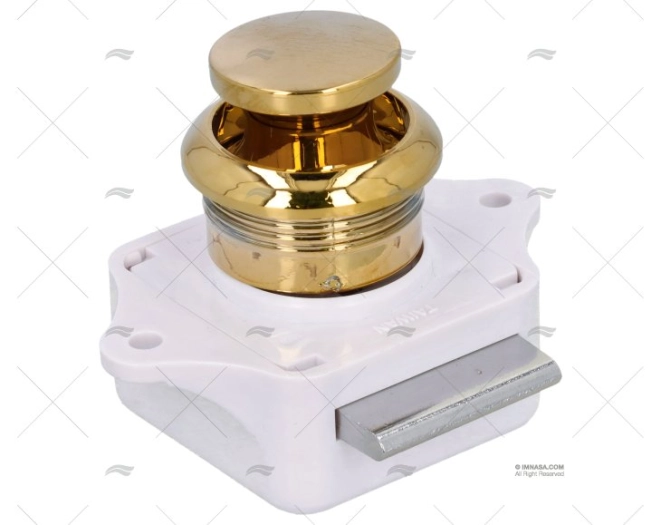 FECHO BOTÃO PLÁSTICO DOURADO