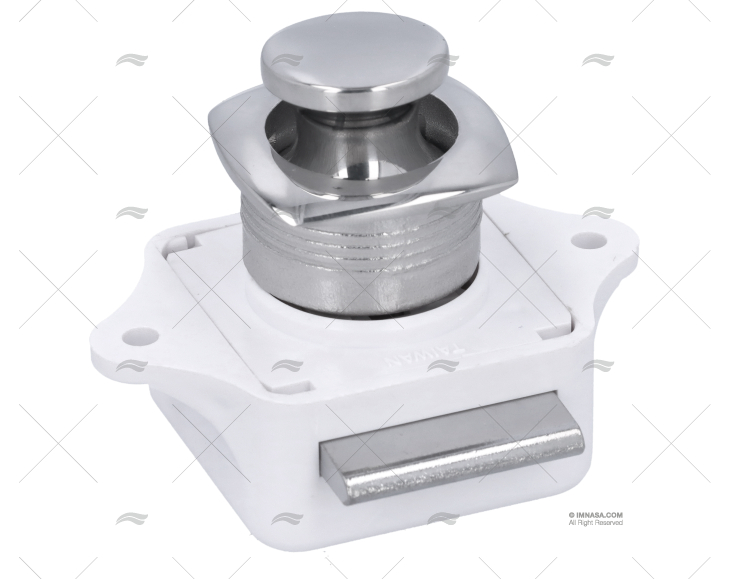 FECHO BOTÃO INOX POLIDO CONVEXO