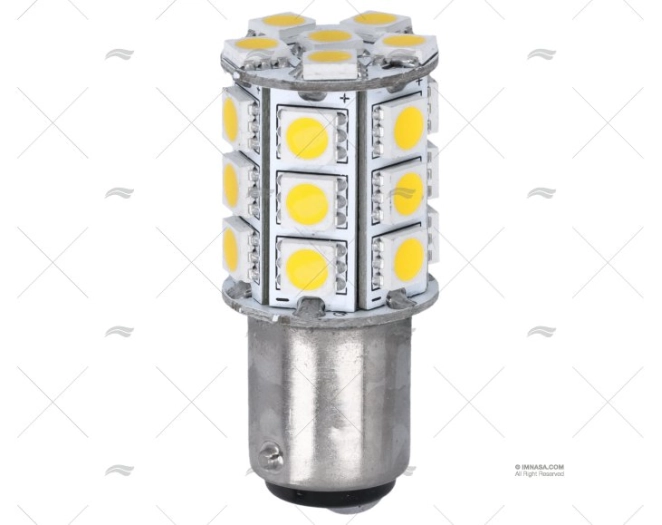BOMBILLA BAY15D 12-24V 3,5W LED 360º 17X