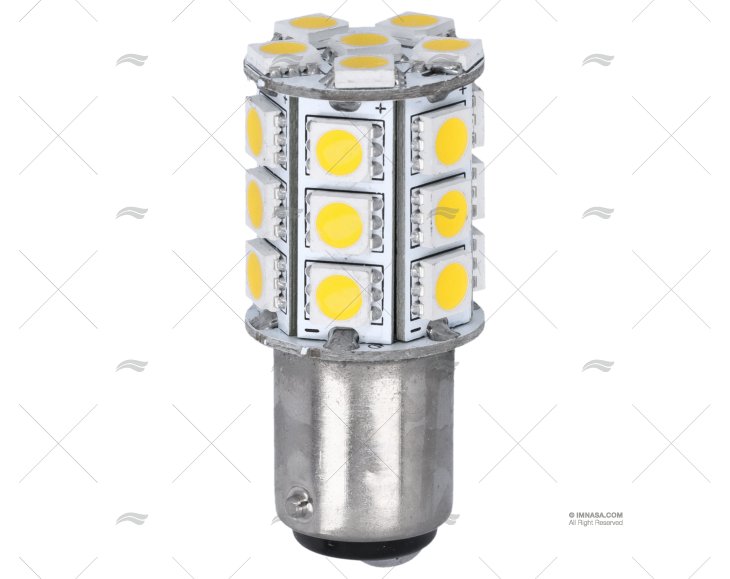 LAMPARA BAY15D  12-24V LED 360º 17X47 33