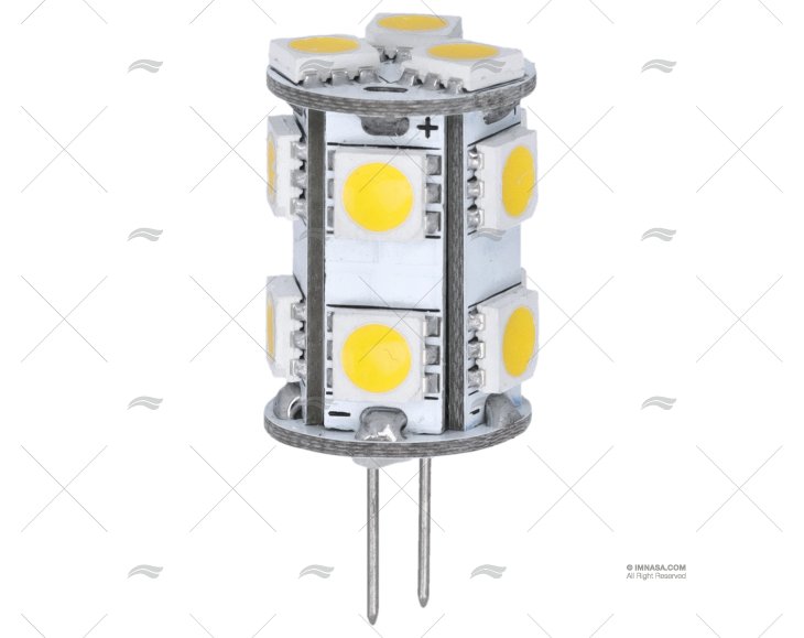 LÂMPADA G4 12V  1,5W SMD LED 13X36 150L
