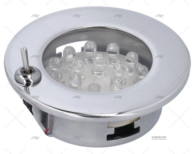 LUCE LED 70mm CROMATA C/INT
