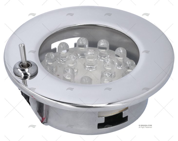 LUCE LED 70mm CROMATA C/INT