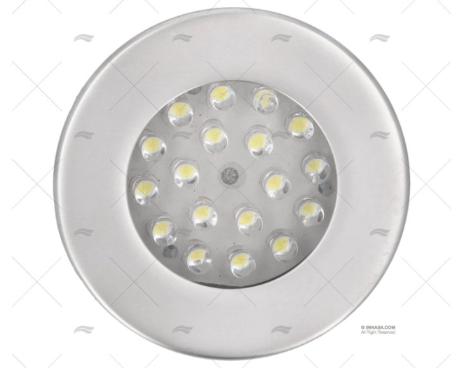 LUZ LED 70mm 12V IP-40 PRATEADO NÍQUEL