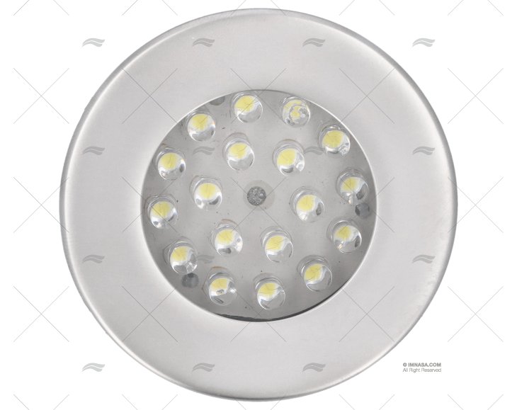 LUZ LED 70mm 12V IP-40 PRATEADO NÍQUEL