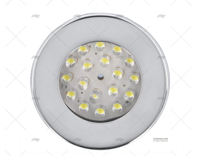 LUZ LED 70mm 12V IP-65 CROMADO