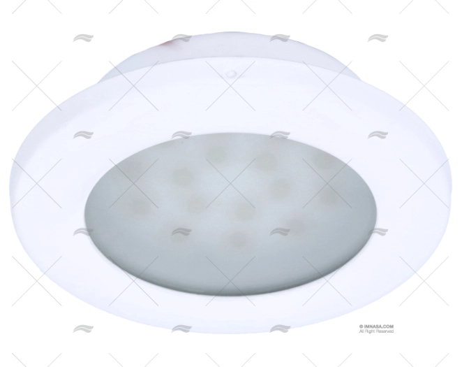 LUCE PLAFONIERA LED  88mm 12/28V IP-65 BIANCO