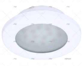 LUCE PLAFONIERA LED  88mm 12/28V IP-65 BIANCO