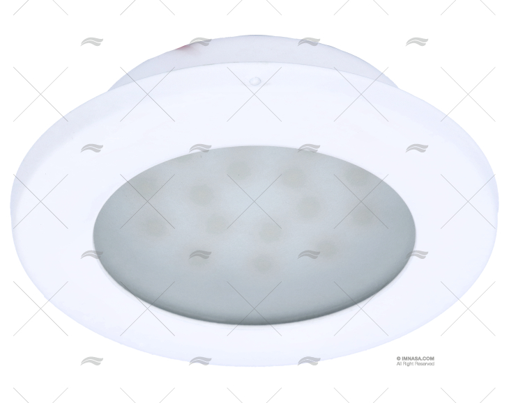 LUCE PLAFONIERA LED  88mm 12/28V IP-65 BIANCO