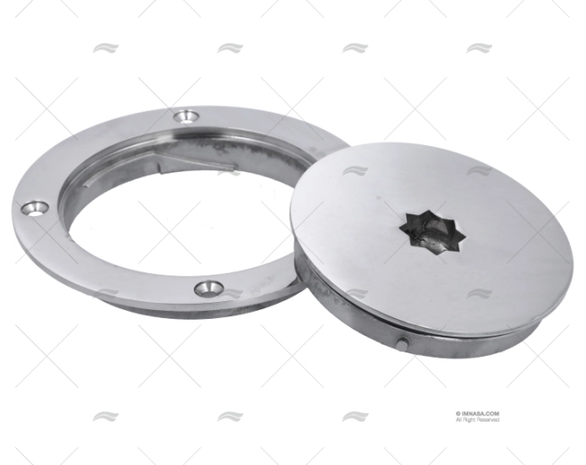 REGISTO INOX 142mm DIÂMETRO