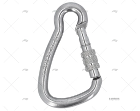 MOSQUETÃO SEM OLHAL 85 INOX ROSCA HR KONG