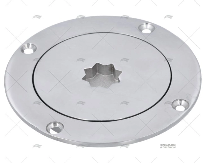 COPERCHIO PORTELLO DI ISPEZIONE INOX 3" 120mm