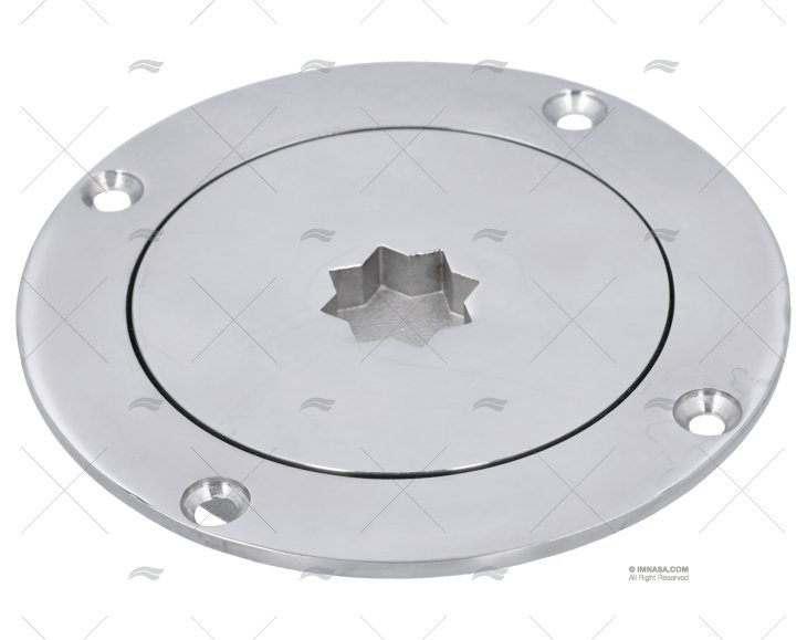 TAMPA REGISTO INOX 3" 120mm