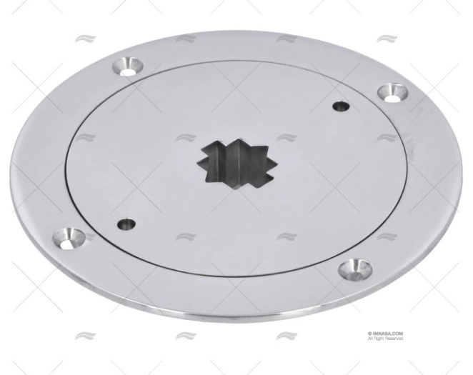 COPERCHIO PORTELLO DI ISPEZIONE INOX 142mm