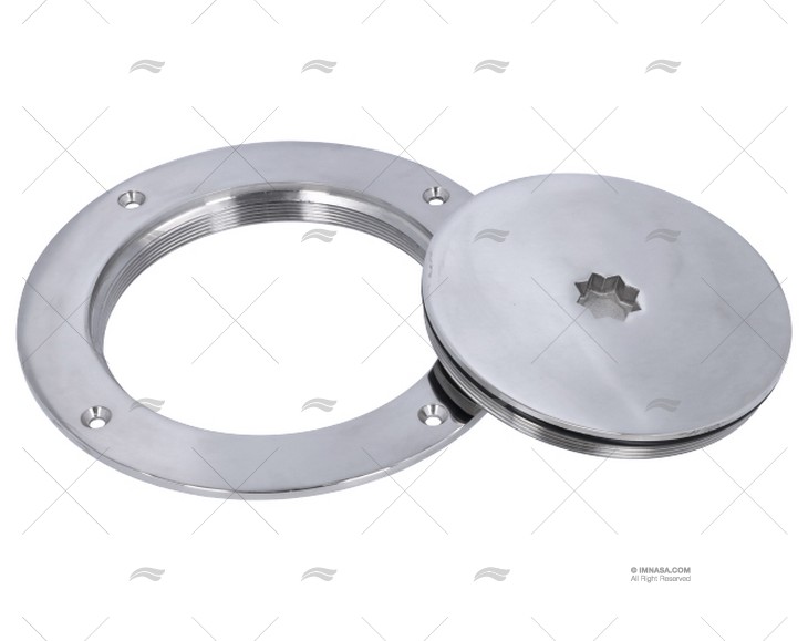 COPERCHIO PORTELLO DI ISPEZIONE A STELLA INOX AISI 316 10