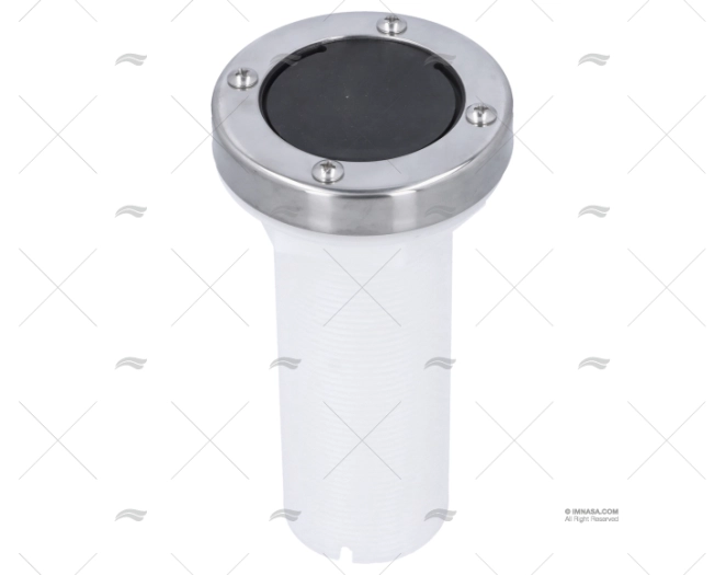 DRAIN OUTLET WITH COVER 1 1/2" TRIM.SS