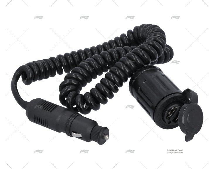 TOMADA USB 12V 2 ENTRADAS EXTENSÃO ISQUEIRO 1.8MT