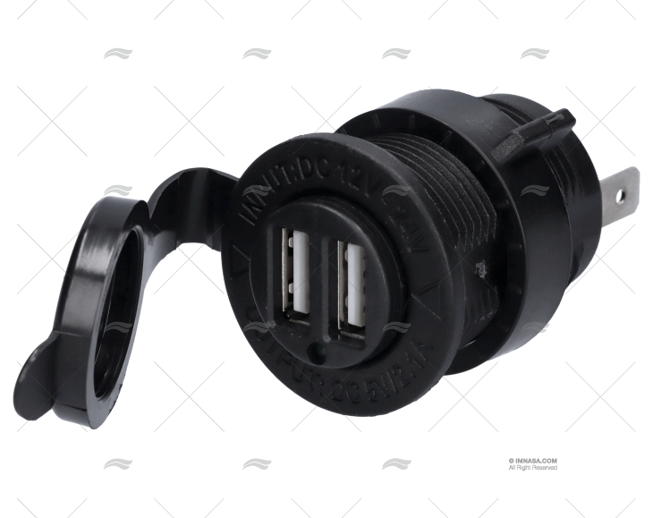 TOMA USB 12V 2 ENT. 12-24V