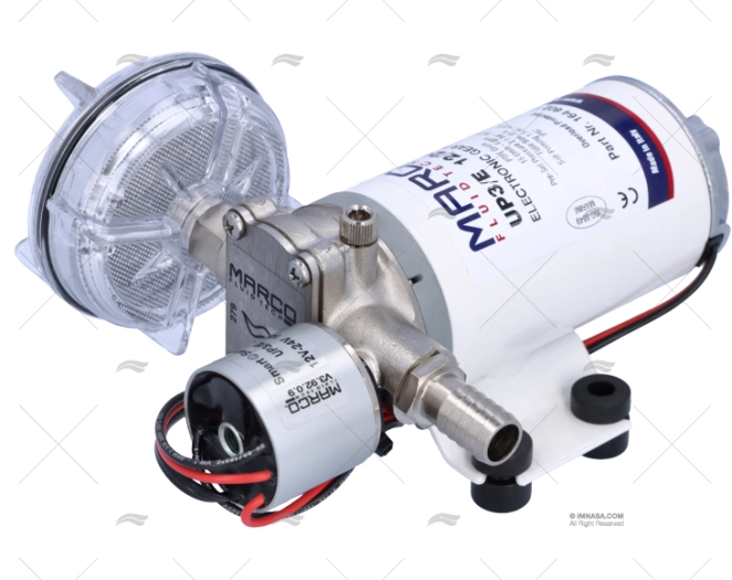 BOMBA DE PRESSÃO 12/24V 900L/H MAR MOLDURA