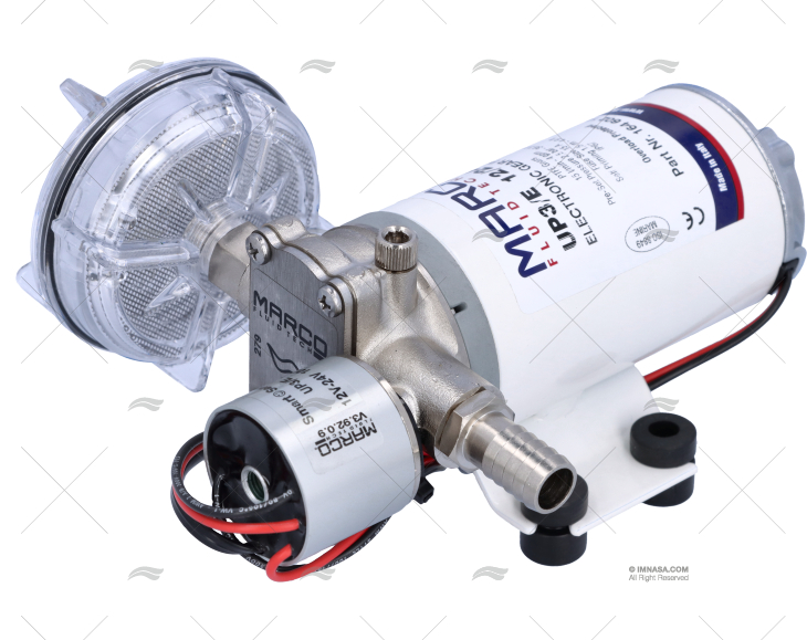 BOMBA DE PRESSÃO 12/24V 900L/H MAR MOLDURA