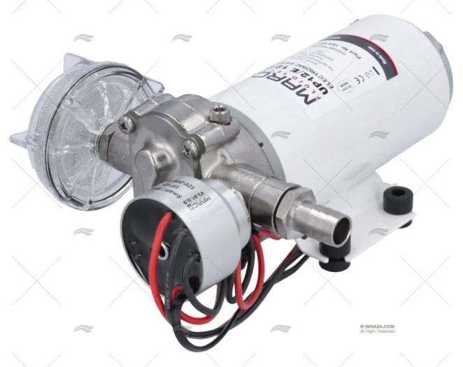 BOMBA PRESSÃO 12/24V 2160L/H MAR UP12/E MOLDURA