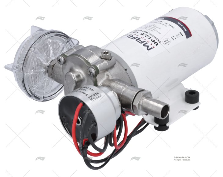 BOMBA PRESSÃO 12/24V 2160L/H MAR UP12/E MOLDURA