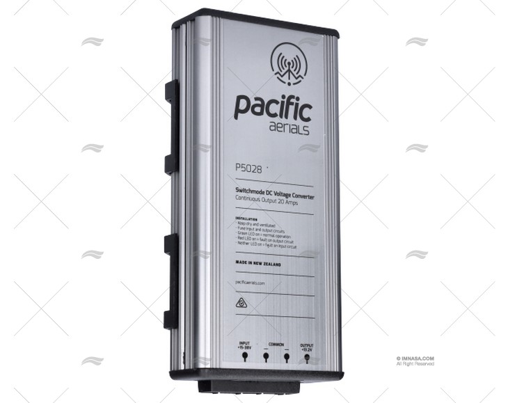 CONVERTITORE  24- 12V   20A PACIFIC AERIALS