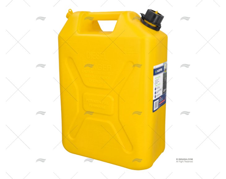 SERBATOIO CARBURANTE  20L SCEPTER GIALLO