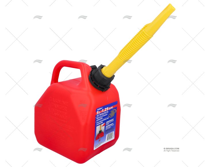 DEPOSITO COMBUSTIBLE   5L SCEPTER ROJO