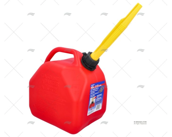DEPOSITO COMBUSTIBLE  10L SCEPTER ROJO