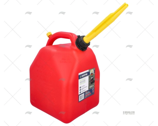 DEPÓSITO COMBUSTÍVEL  20L SCEPTER VERMELHO