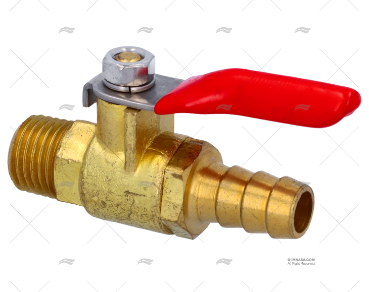 VÁLVULA DE FECHO 1/4 NPT X 3/8 ESPIGÃO