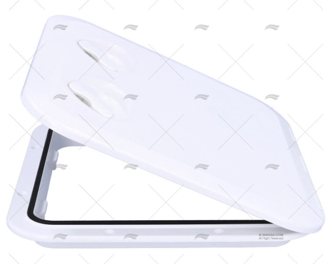TAMPA REGISTO PVC BRANCA 370x375mm