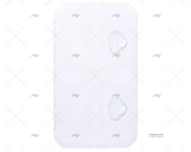 TAMPA DE REGISTO EM PVC BRANCA 353x606mm