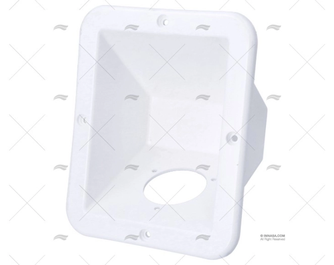 CAJA EMPOTRABLE BLANCA AGUJERO