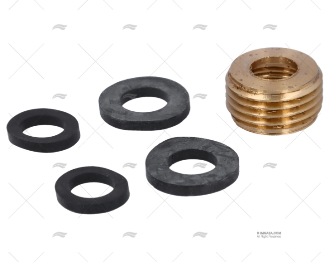 REDUÇÃO 1/2" PARA 3/8" LATÃO ARAVON
