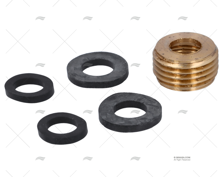 RIDUZIONE 1/2" A 3/8" OTTONE ARAVON