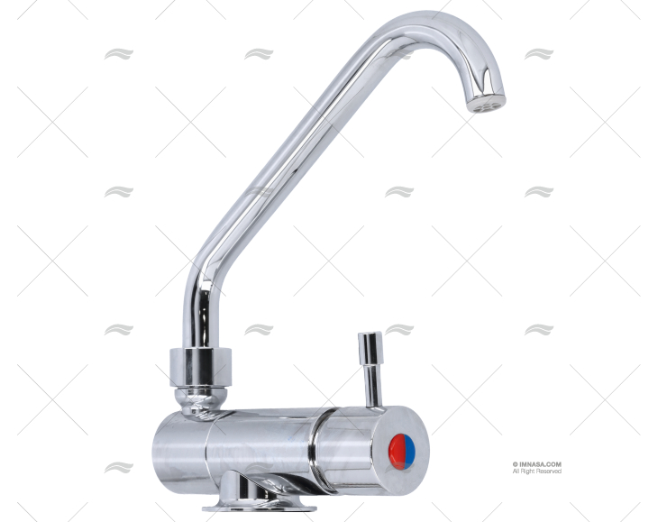 MIXER TAP WITH ADJUSTABLE SPOUT